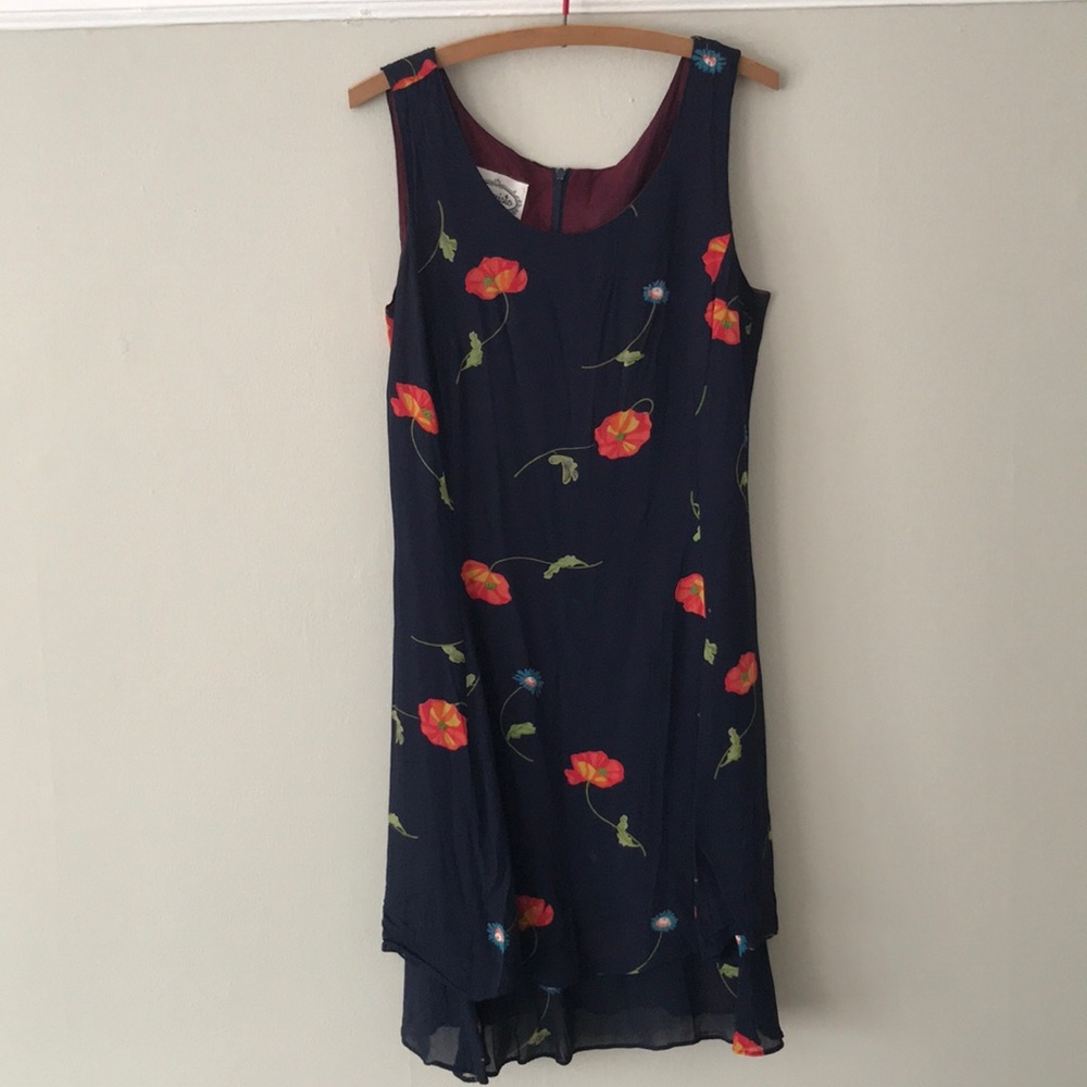 🌹 VINTAGE ITALIAN Floral Dress 🥀